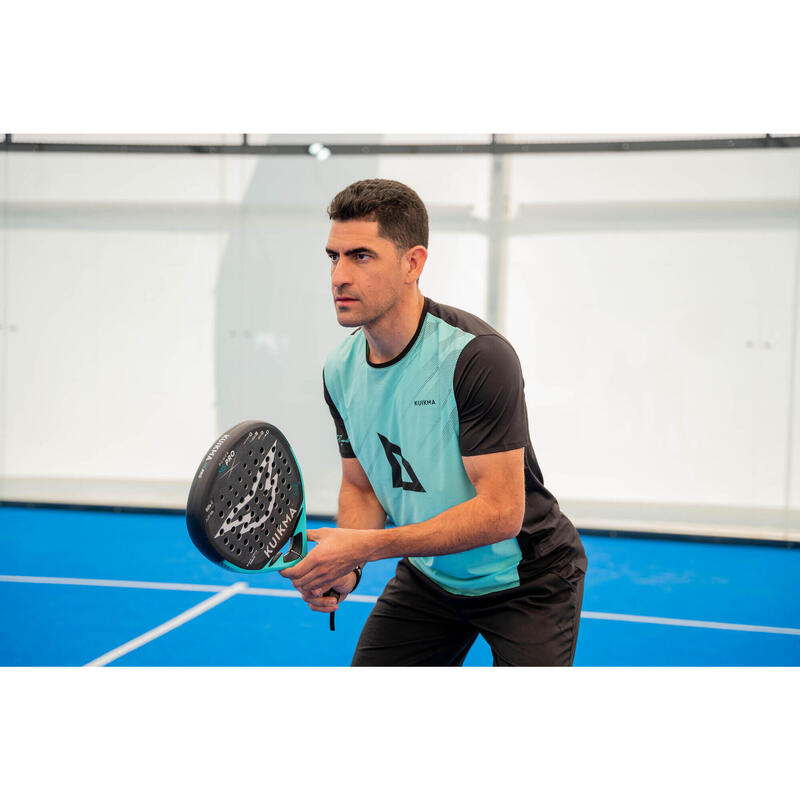 Tricou Padel Kuikma PTS Pro Maxi Sanchez Turcoaz Bărbați