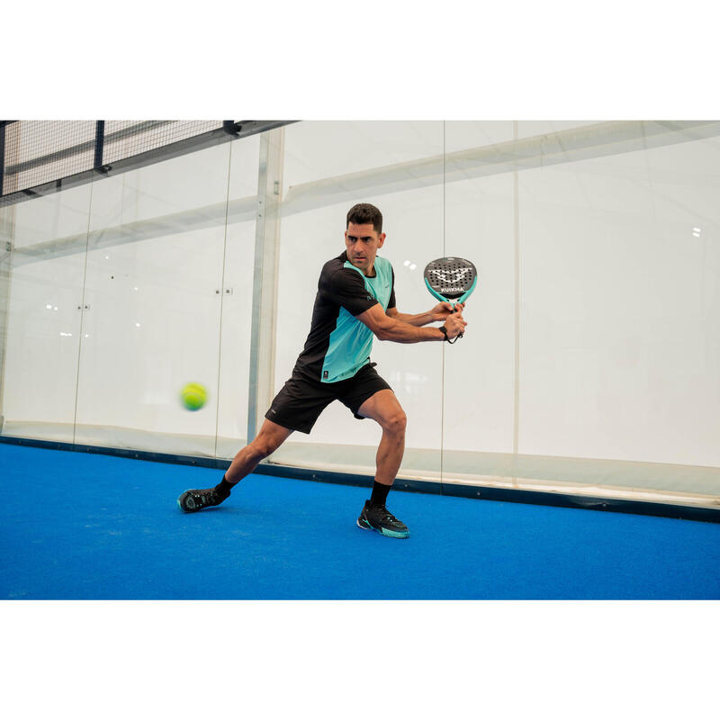 Tricou Padel Kuikma PTS Pro Maxi Sanchez Turcoaz Bărbați