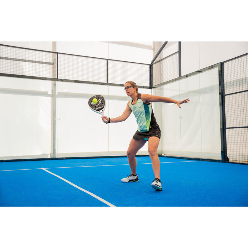 Canotta padel donna PTK PRO verde Lucia Sainz