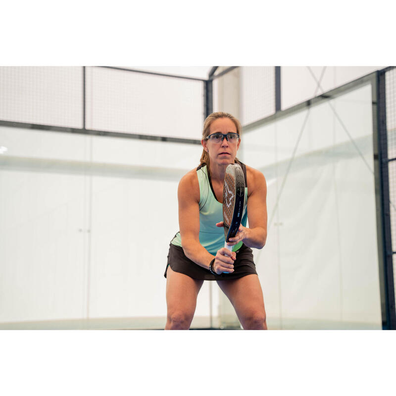 Technisch padeltopje voor dames Pro groen Lucia Sainz