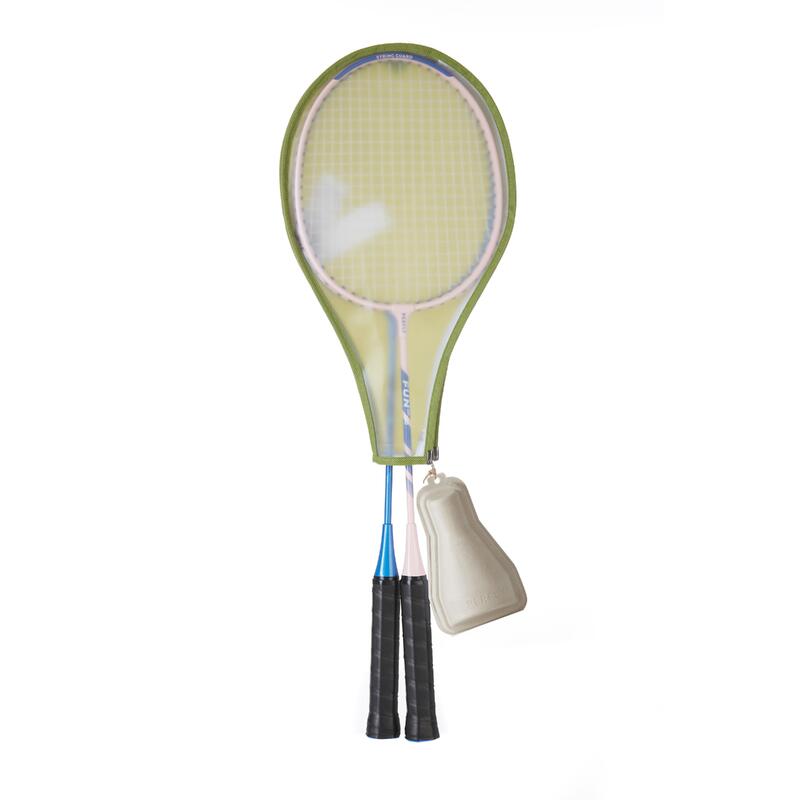 Fun Set BR130 Blue PInk Adult Badminton racket set