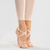 Demi-pointes danse classique bi-semelles en cuir souple beige tailles 28-42