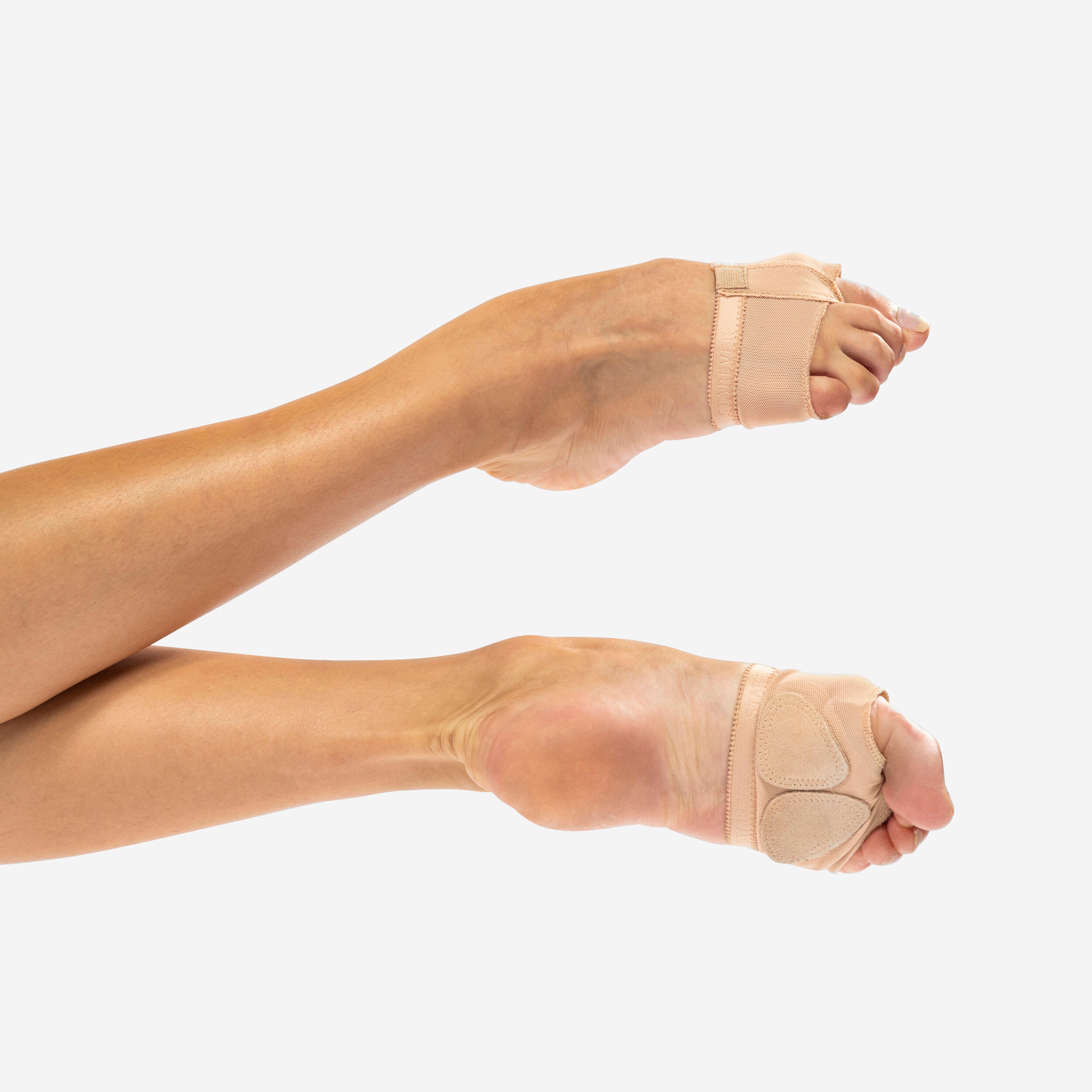 Modern Jazz and Modern Dance Foot thongs - Toe Pads - - Golden 1/5
