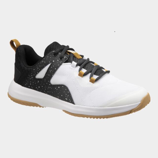 Damen/Herren Handballschuhe - H300 weiß/schwarz