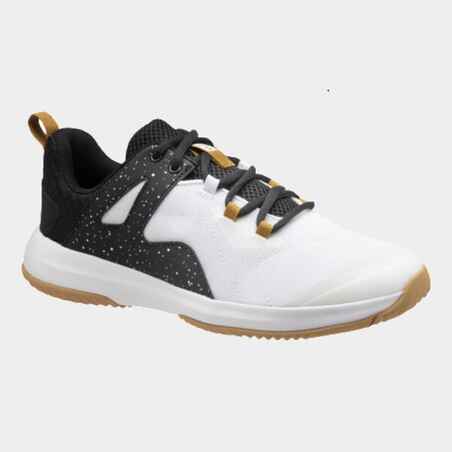 Rokometni čevlji H300 - beli/črni