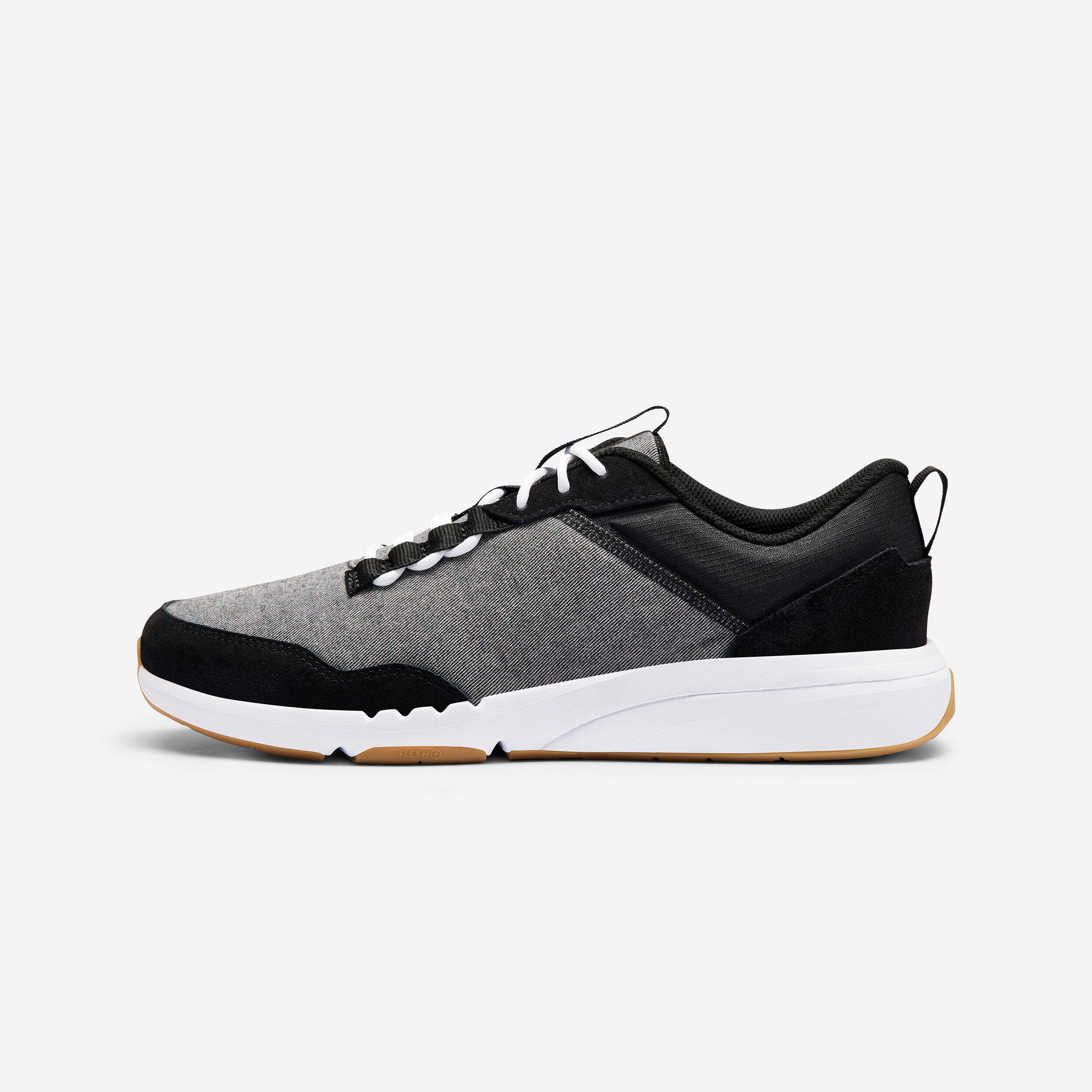 Mens Urban Walking Shoes - Black Grey -  1