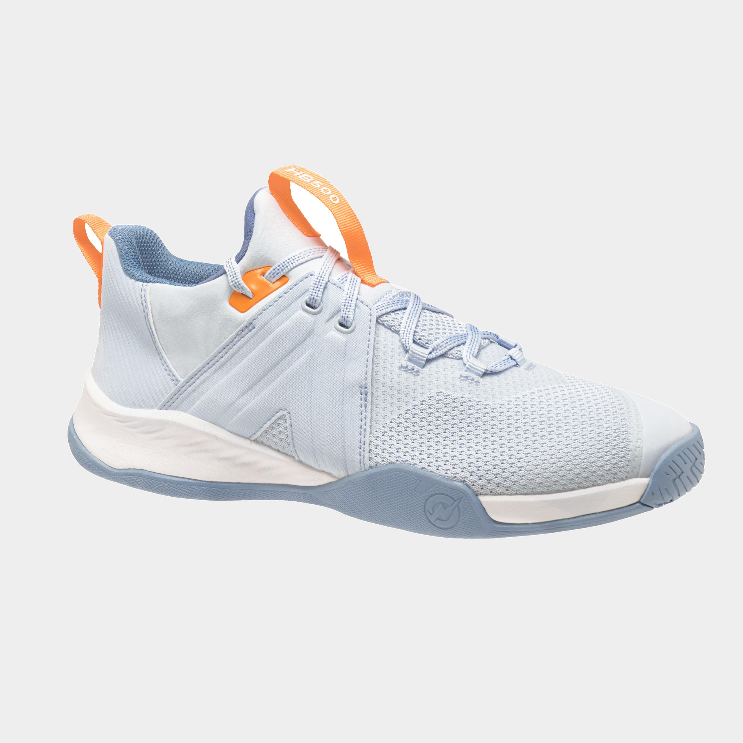 Handball Shoes H500 Faster - Grey/Orange 1/6