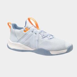 Chaussures de Handball H500 FASTER Gris Orange