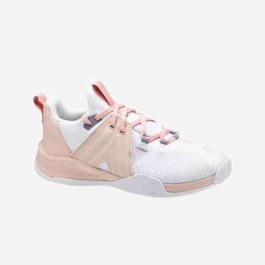 
      Men's/Women's Handball Shoes H500 Faster - Pink/White
  