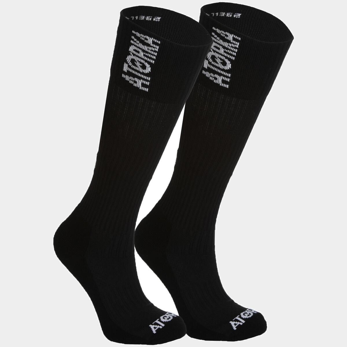 Chaussettes de handball high - 1 paire h500 noir