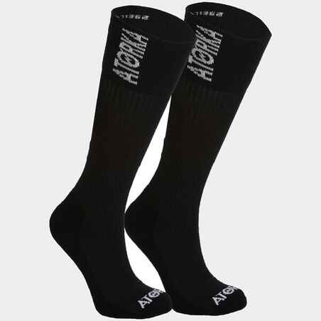 Čarape za rukomet H 500 visoke crne