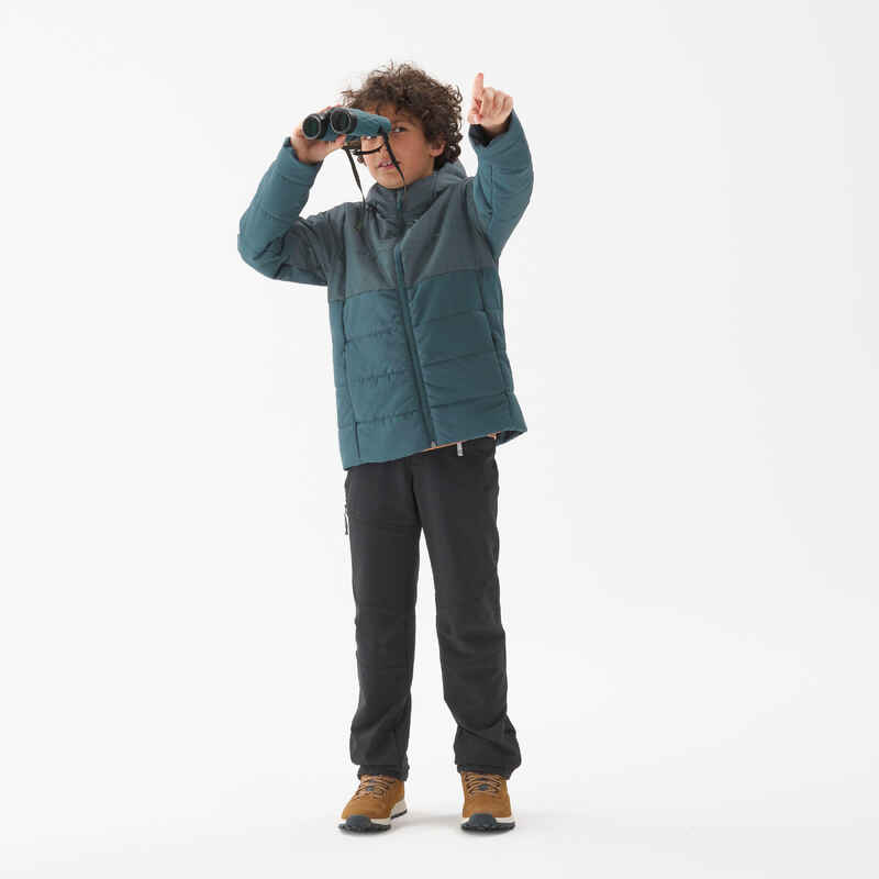 Wattierte Jacke Kinder Gr. 122–170 Naturwandern - NH100 blau