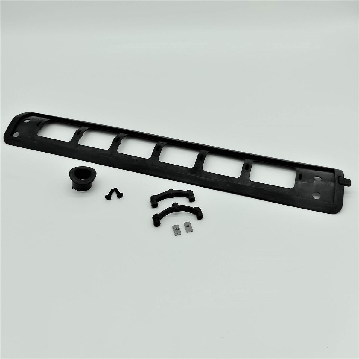 Kit joints de verrou/batterie + 2 vis fhc is3 black inox m4x14