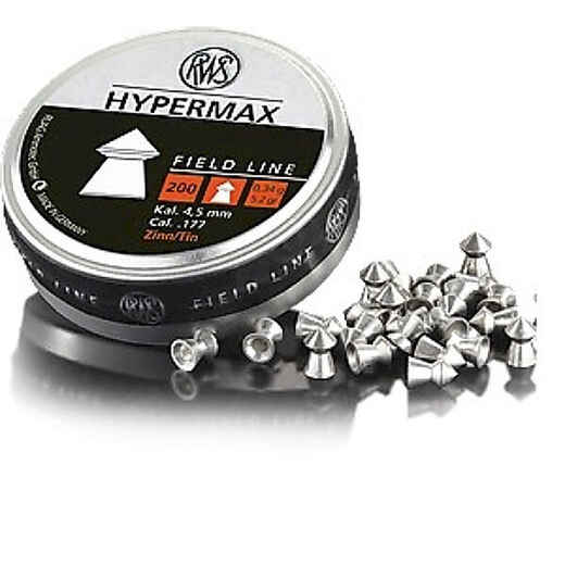 
      DIABOLOS RWS HYPERMAX LF 4.5 mm LEAD-FREE (100% tin alloy)
  