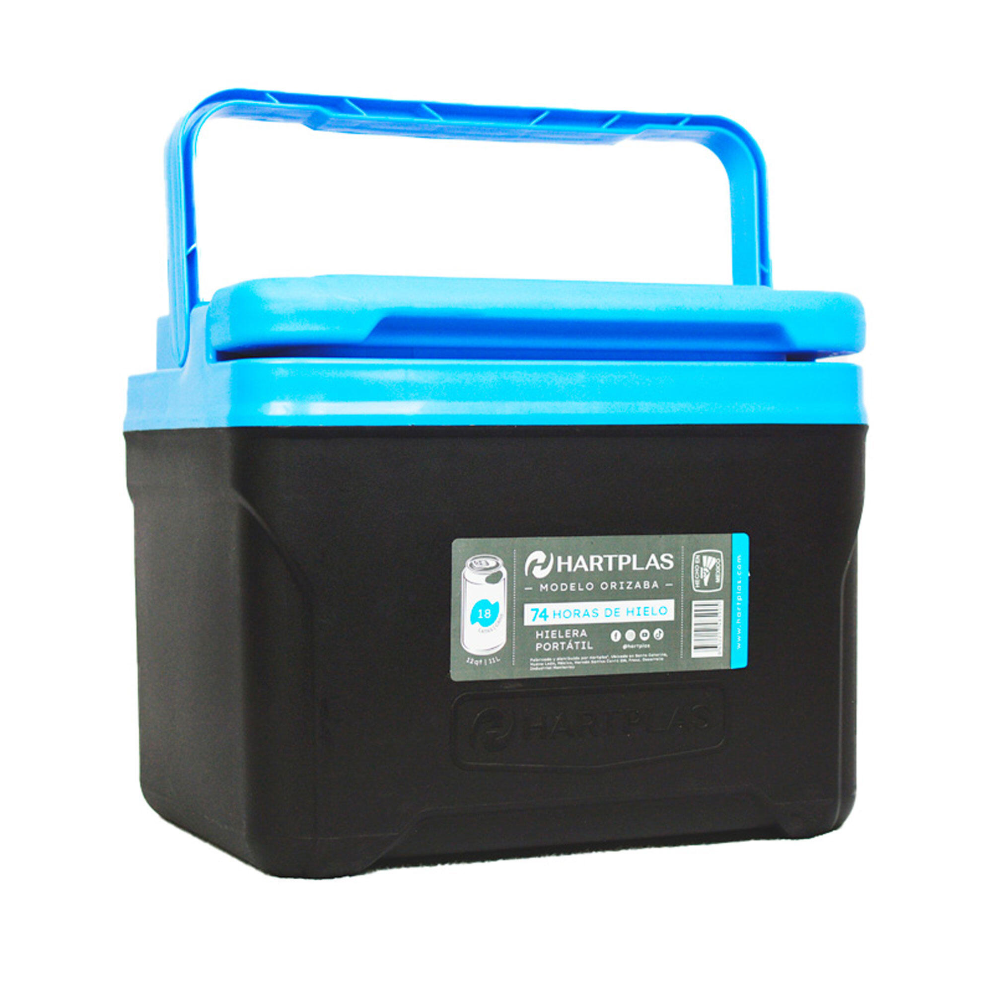 Hielera rígida Orizaba 12qt HARTPLAS 9/9