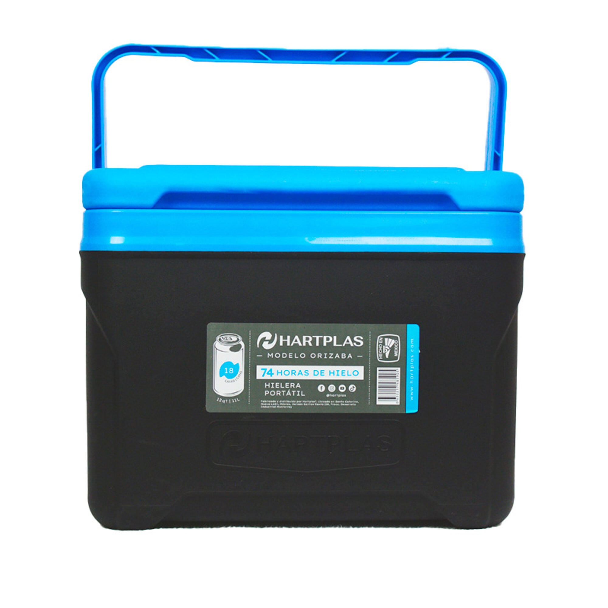 Hielera rígida Orizaba 12qt HARTPLAS 6/9