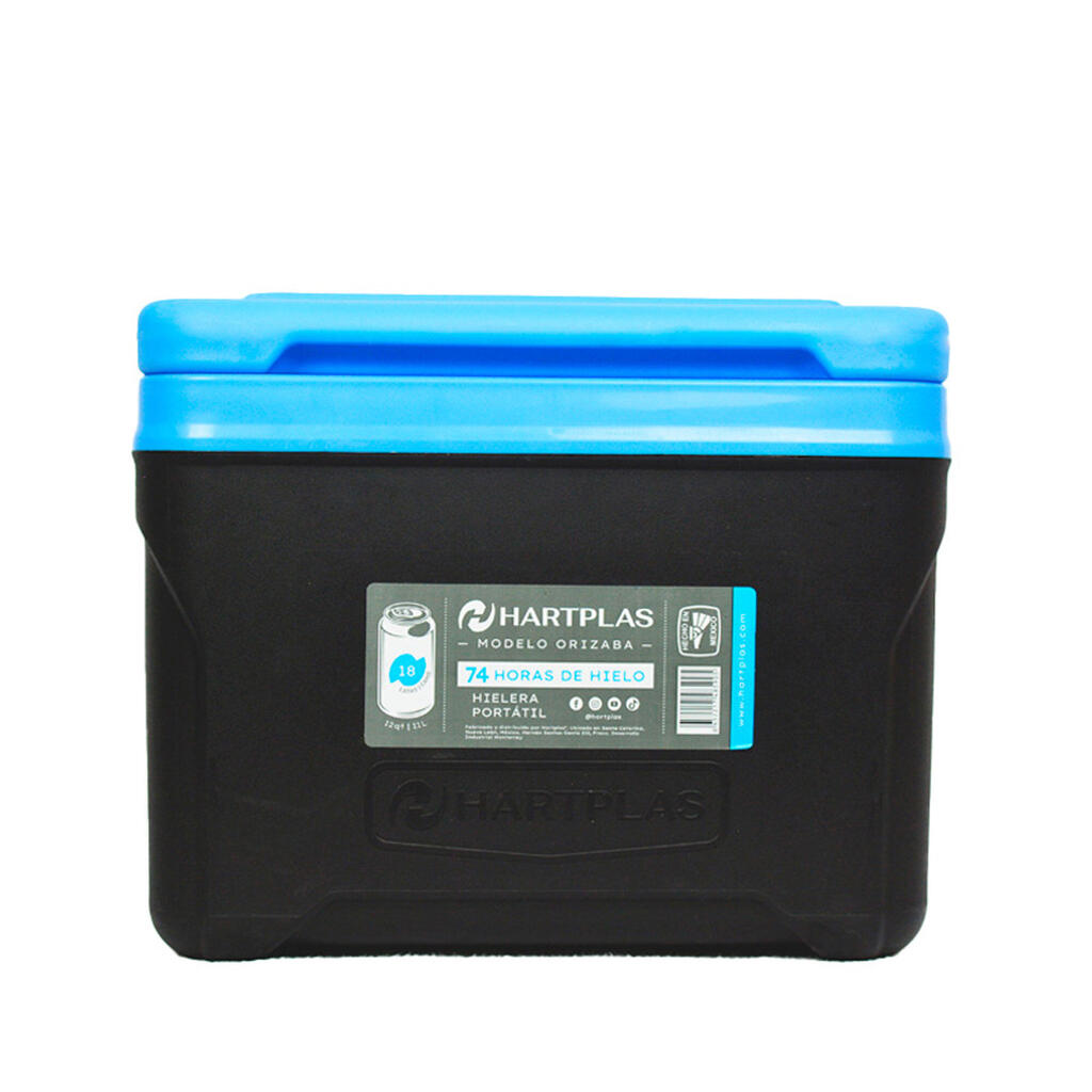 Hielera rígida Orizaba 12qt HARTPLAS