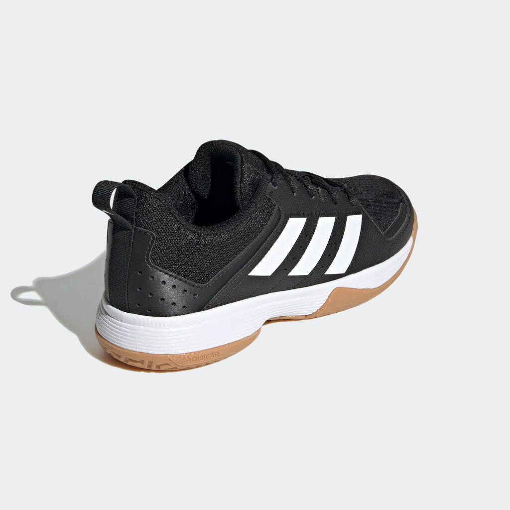 Detská obuv na hádzanú Adidas Ligra čierno-biela