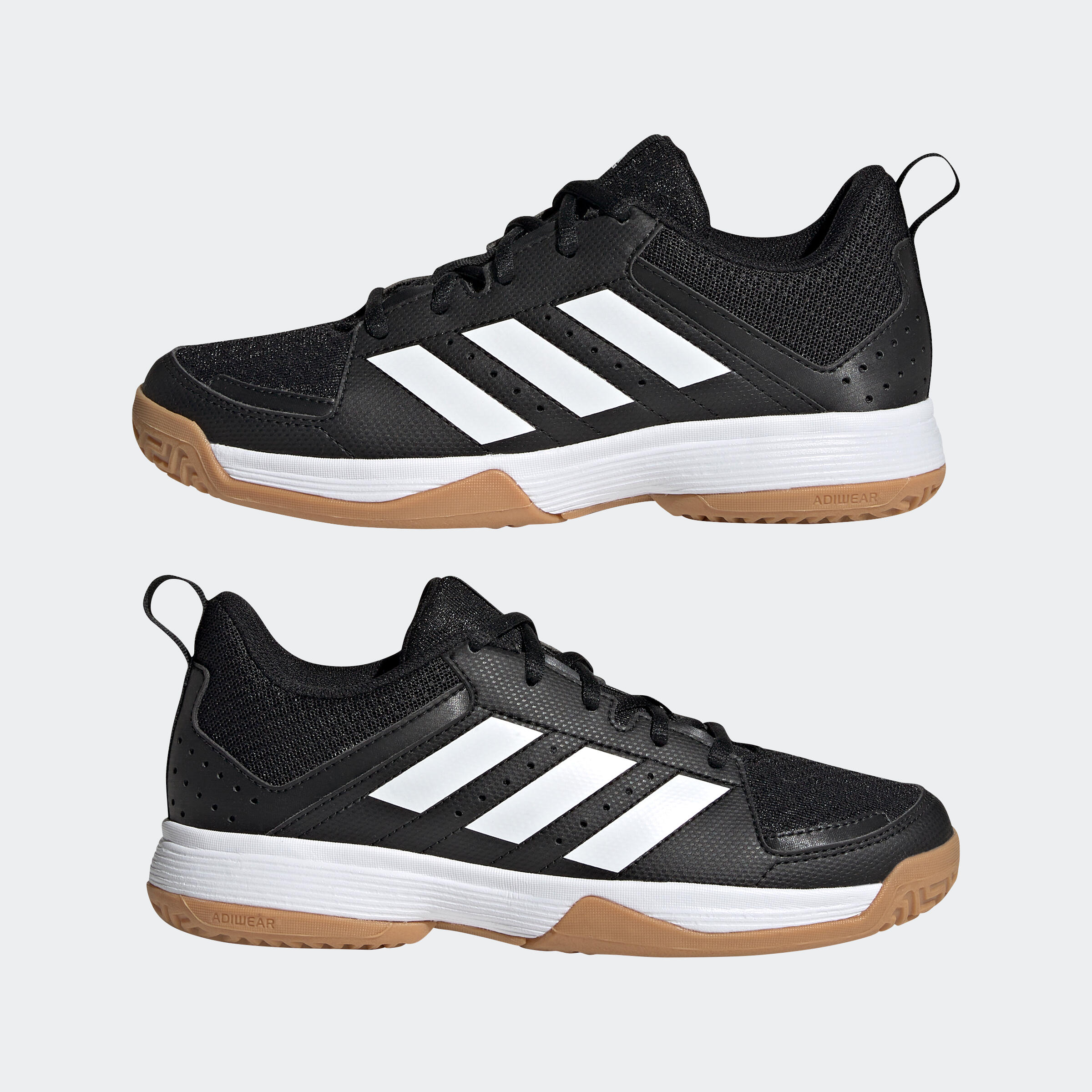 Children's handball shoes ADIDAS LIGRA black white