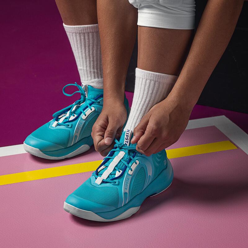 Calçado Unissexo de Voleibol Stability Azul