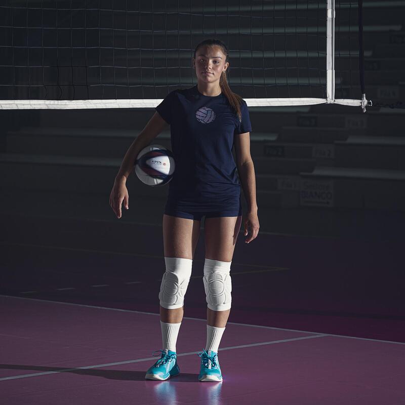 Calçado Unissexo de Voleibol Stability Azul