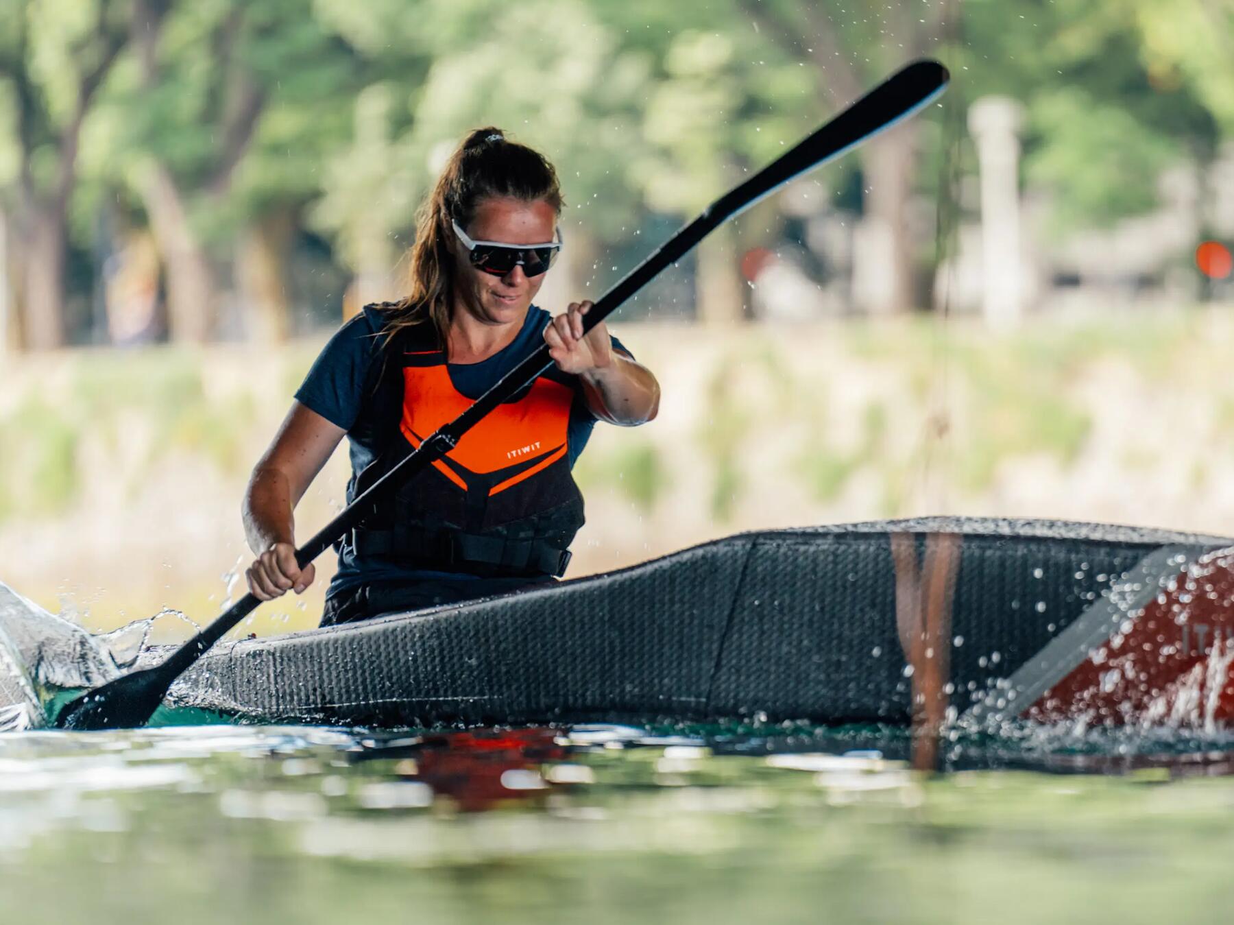 colete competição kayak insuflável