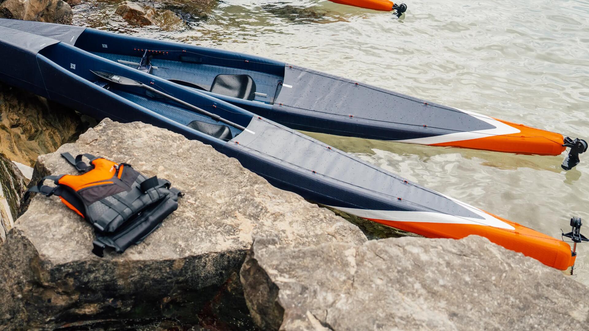colete de flutuação para kayak no rio e mar