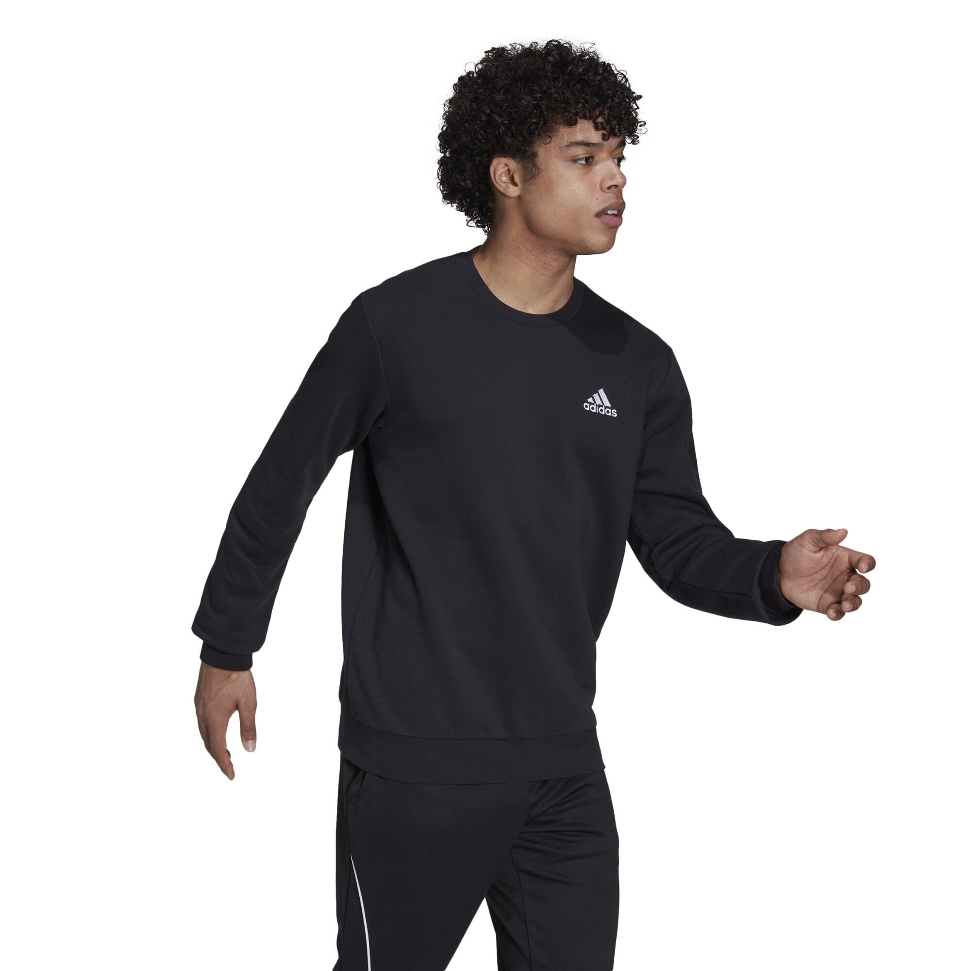 Sweater voor fitness en soft training heren zwart 3/6