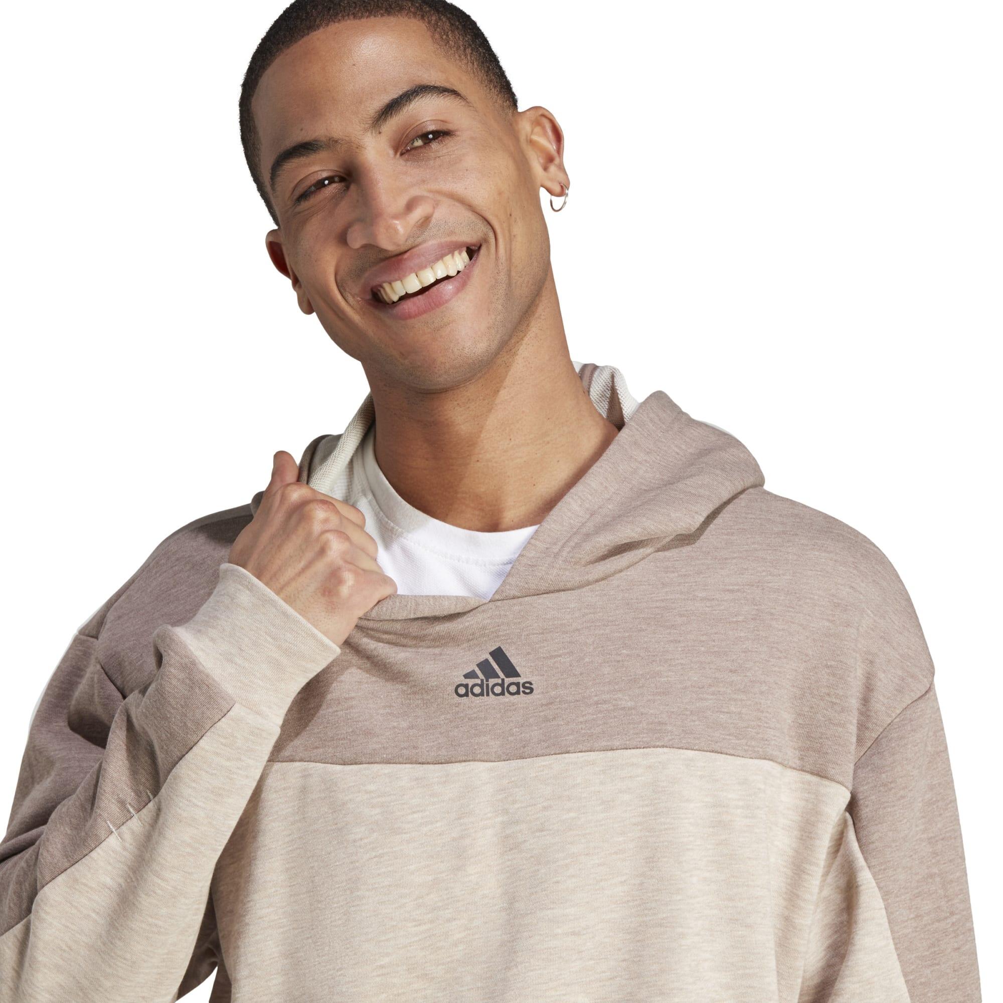 SWEATSHIRT COM CAPUZ FITNESS HOMEM BEGE 4/5