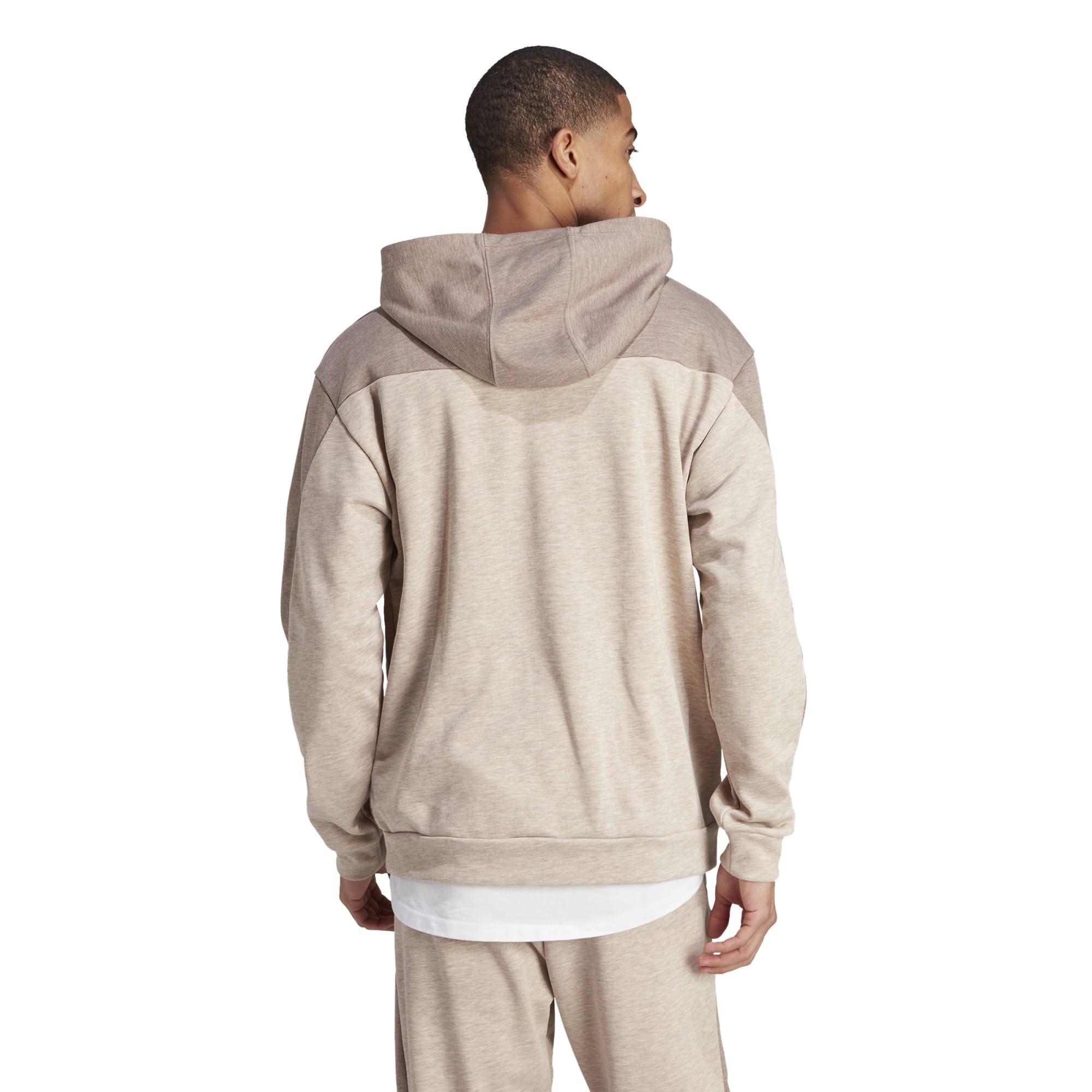 SWEATSHIRT COM CAPUZ FITNESS HOMEM BEGE 2/5