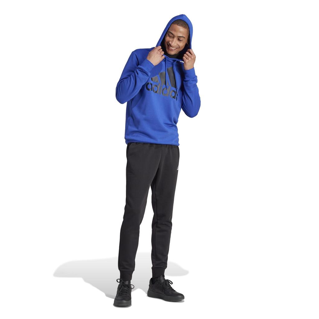 Men's Low-Impact Fitness Tracksuit - Blue/Black