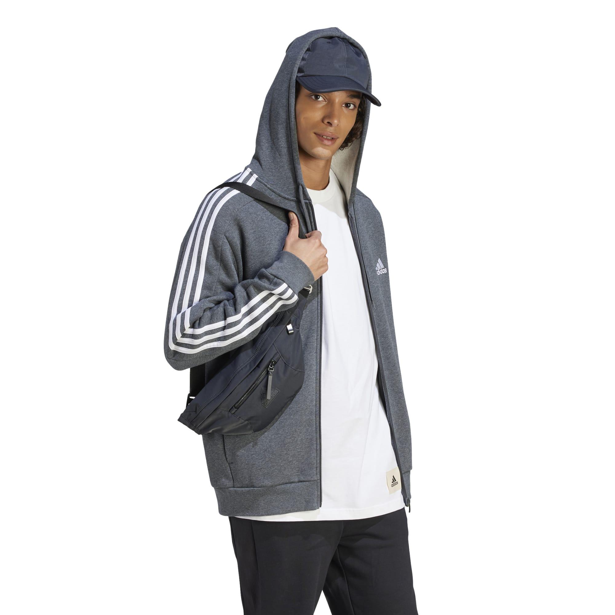 Felpa adidas grigia senza cappuccio best sale