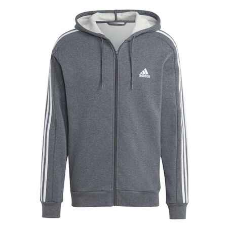 Men's Low-Impact Fitness Hoodie - Grey