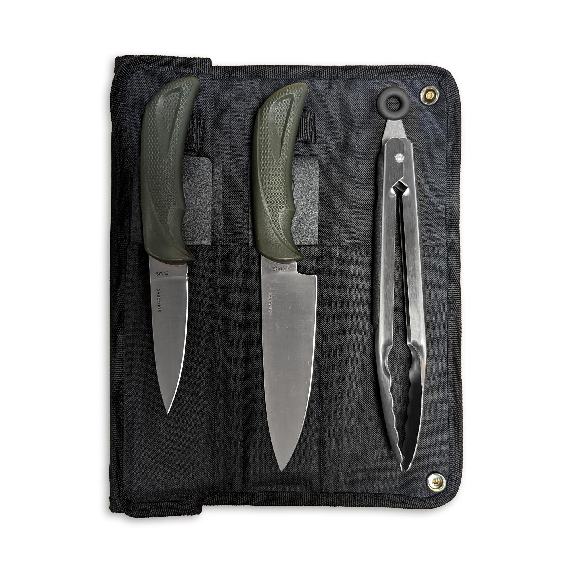 Bushcraft Bivouac Kitchen Knife Kit - SOLOGNAC