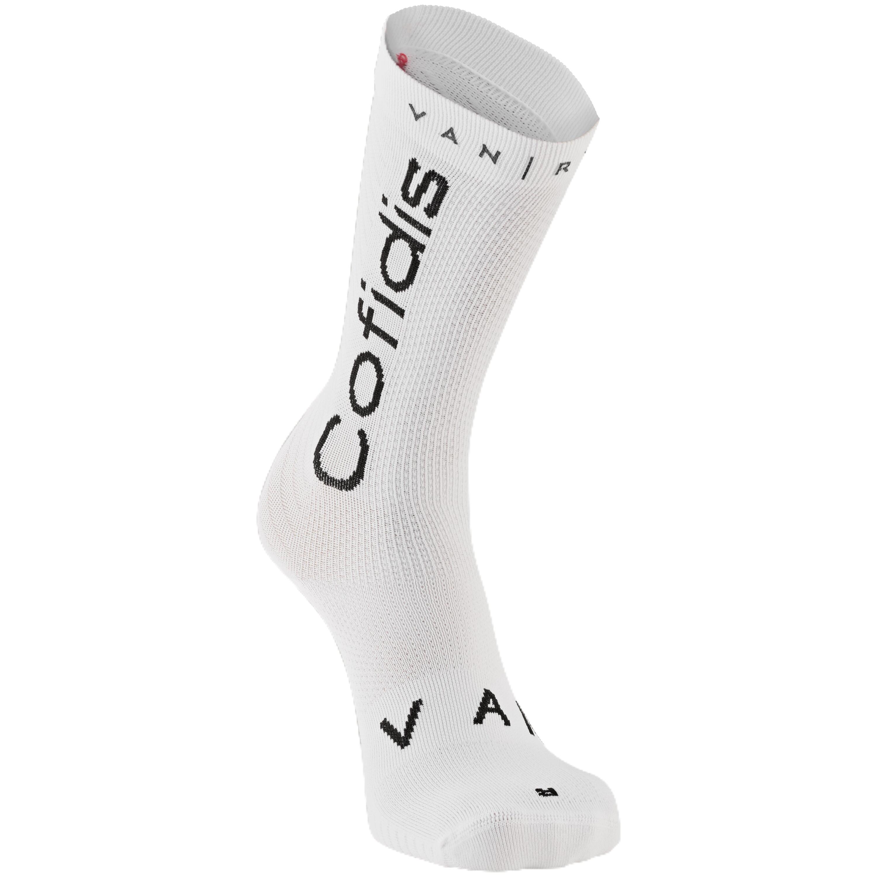 Cofidis Replica Road Cycling Socks - White 1/3