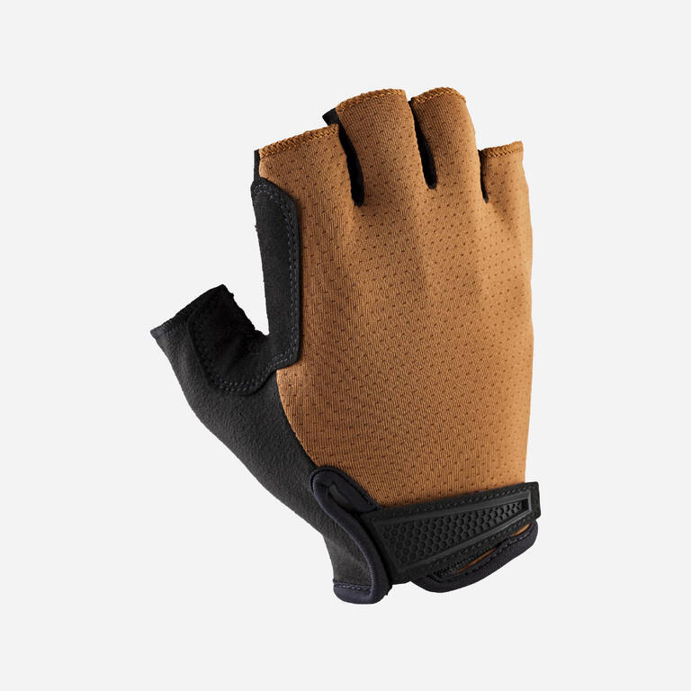 Road Cycling Gloves 900 - Brown