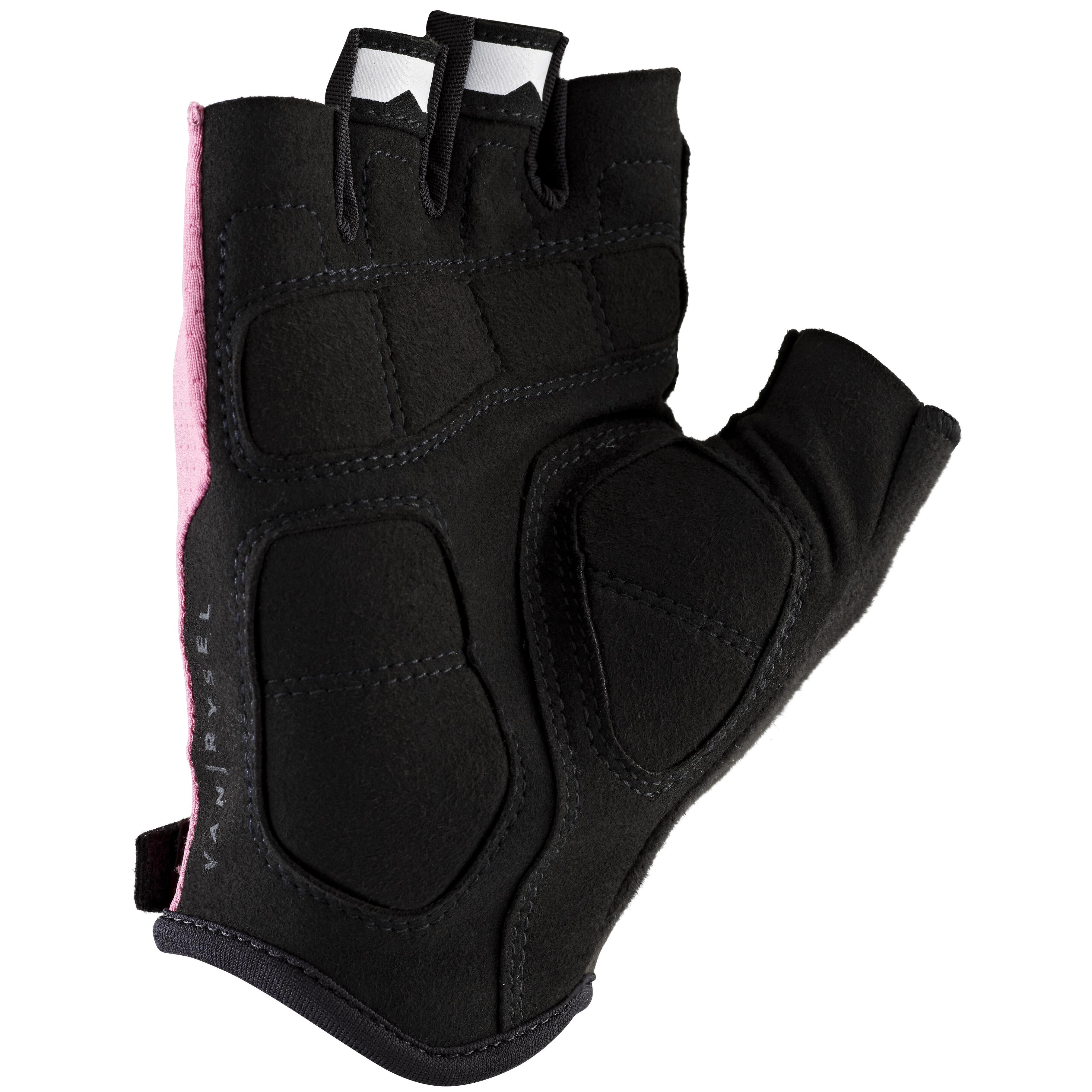 Gants Vélo Vintage LOOK – Mitaines Lycra & Cuir – Femme – NOS 1991
