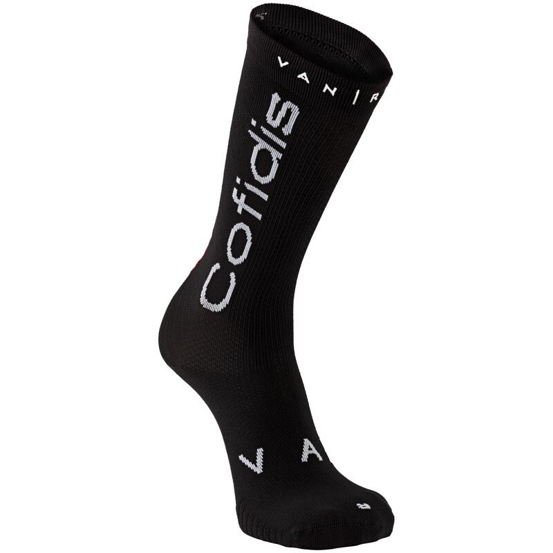 Cyklistické ponožky na silniční kolo Replica Cofidis černé