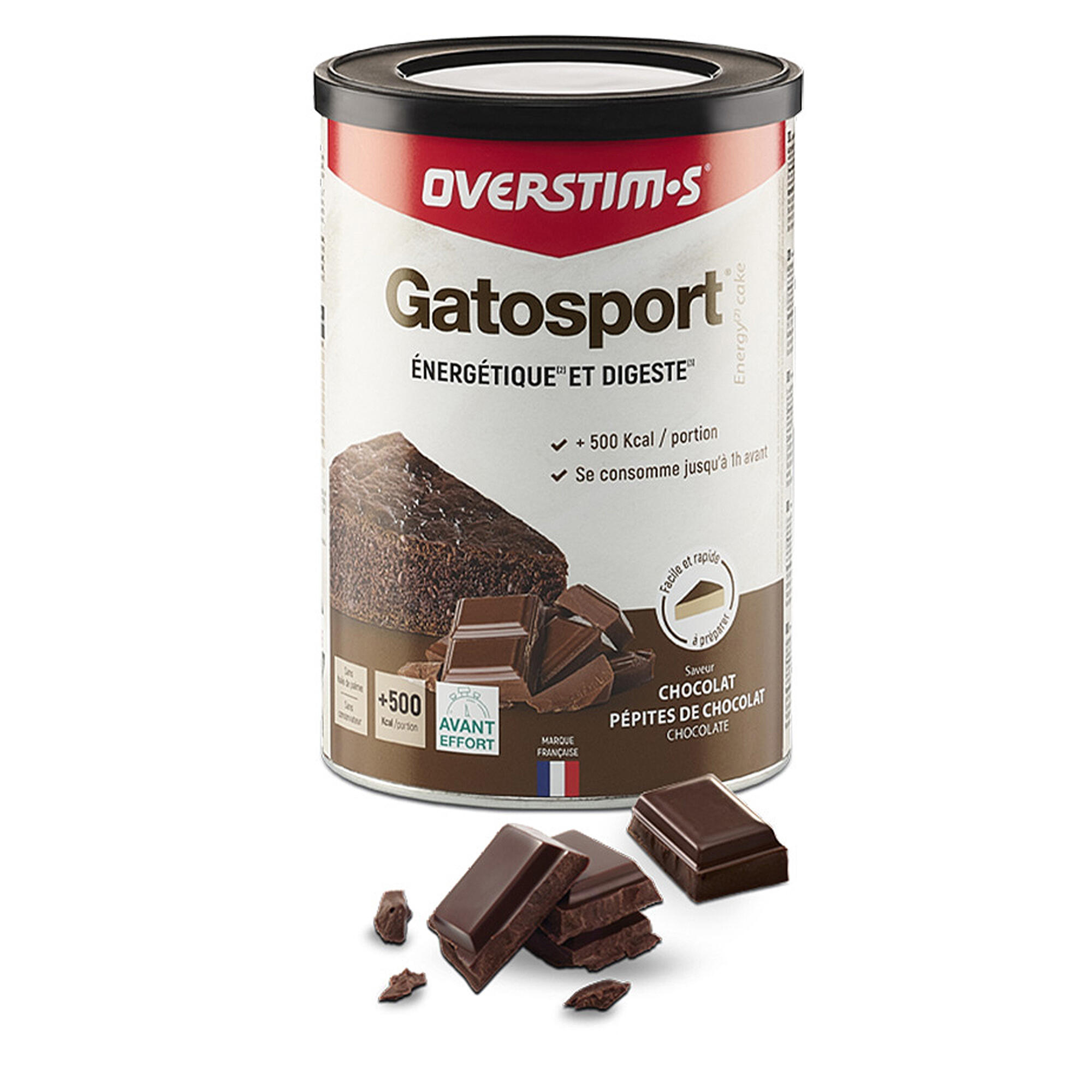 Overstim.s - Overstims Gatosport Chocolat 400 G - Gateau Énergétique - Nutrition Et Soin - - Taille Unique - Decathlon