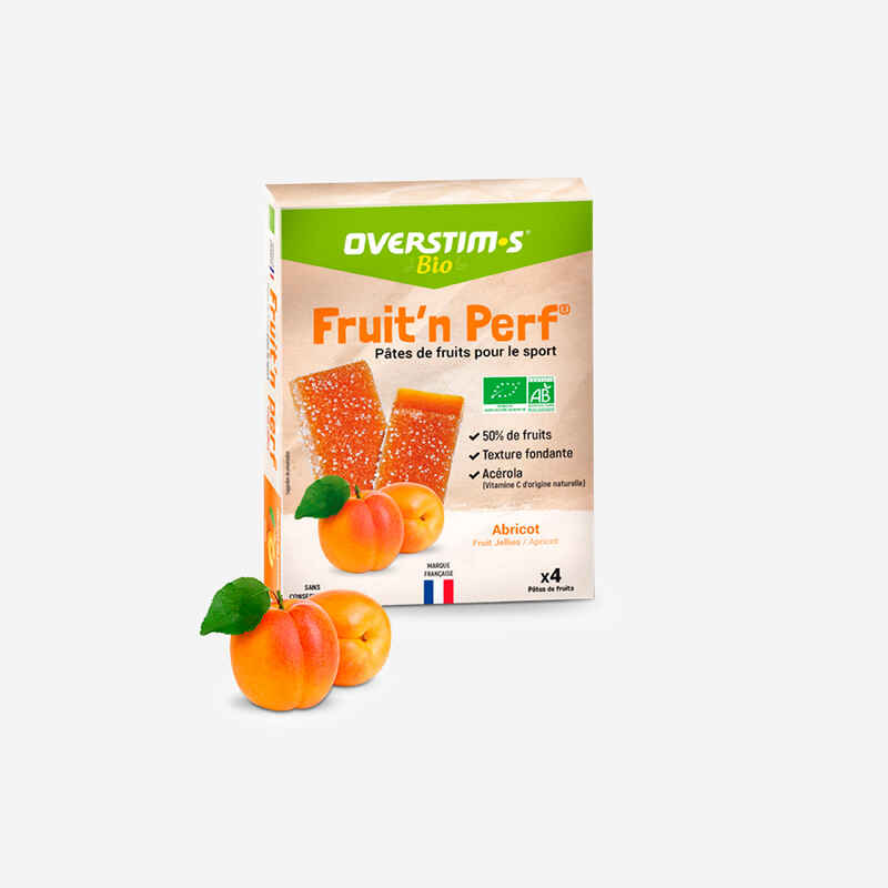 Organic Fruit Jelly Overstims 4x25g - apricot