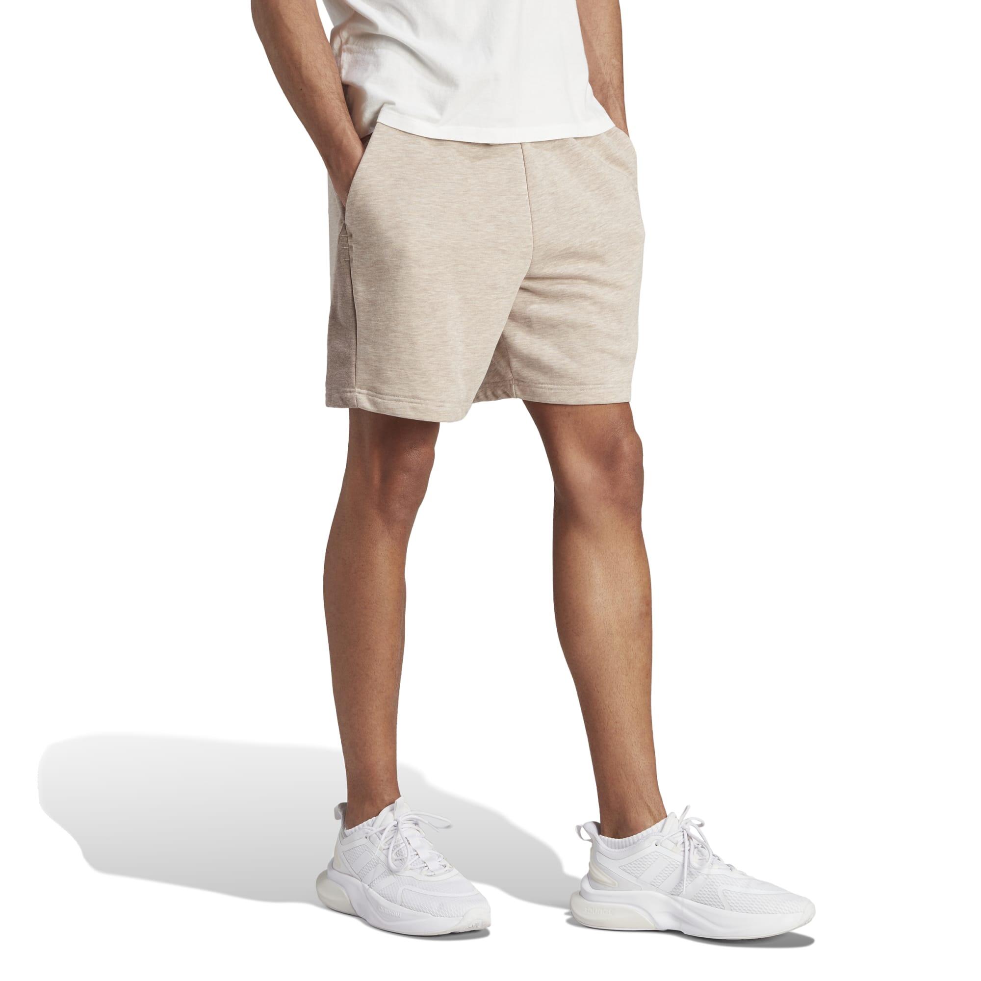 SHORT MELANGE DE FITNESS SOFT TRAINING ADIDAS MEN BEIGE