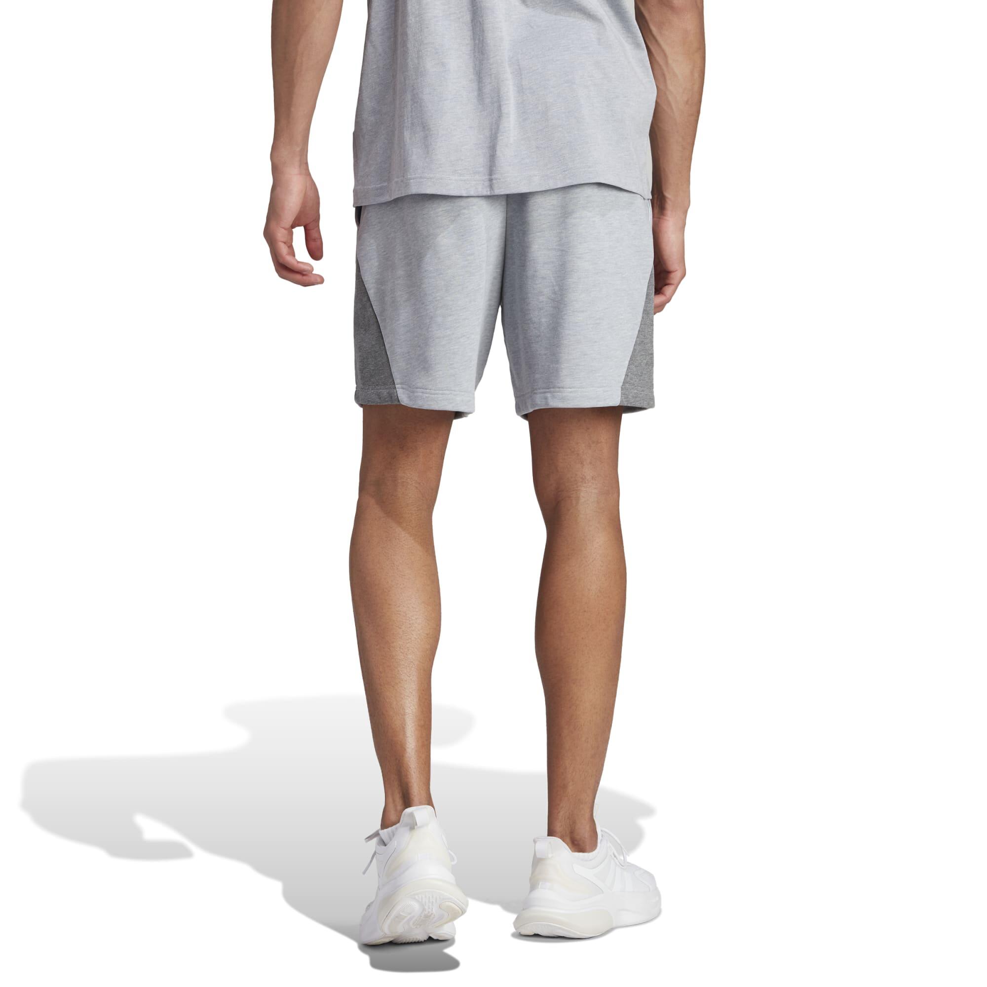 Men's Low-Impact Fitness Blended Shorts - Blue/Grey 2/5