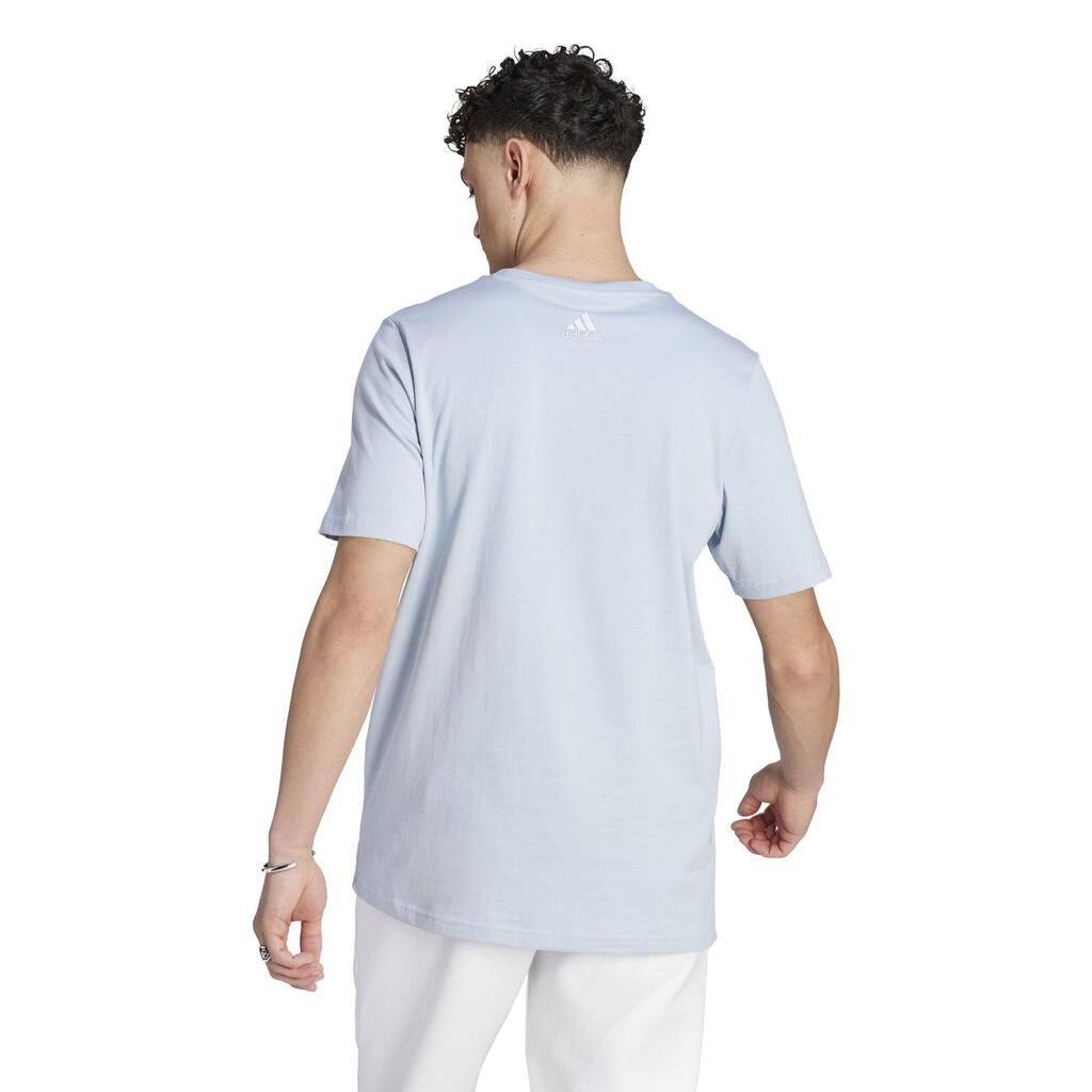 Vīriešu zemas intensitātes fitnesa T krekls, zils
