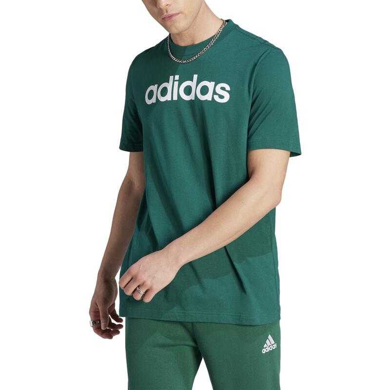 T-SHIRT DE FITNESS SOFT TRAINING ADIDAS HOMME VERT