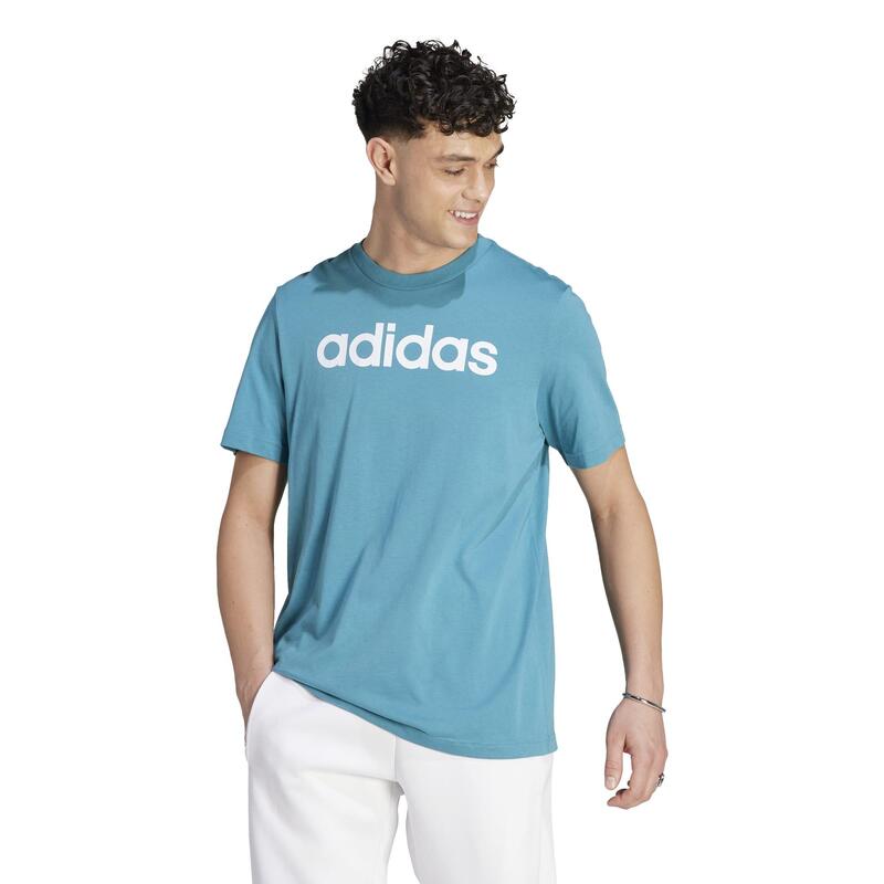 T-SHIRT DE FITNESS SOFT TRAINING ADIDAS HOMME BLEU