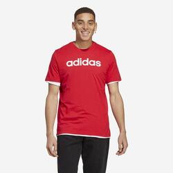 T-SHIRT DE FITNESS SOFT TRAINING ADIDAS HOMME ROUGE