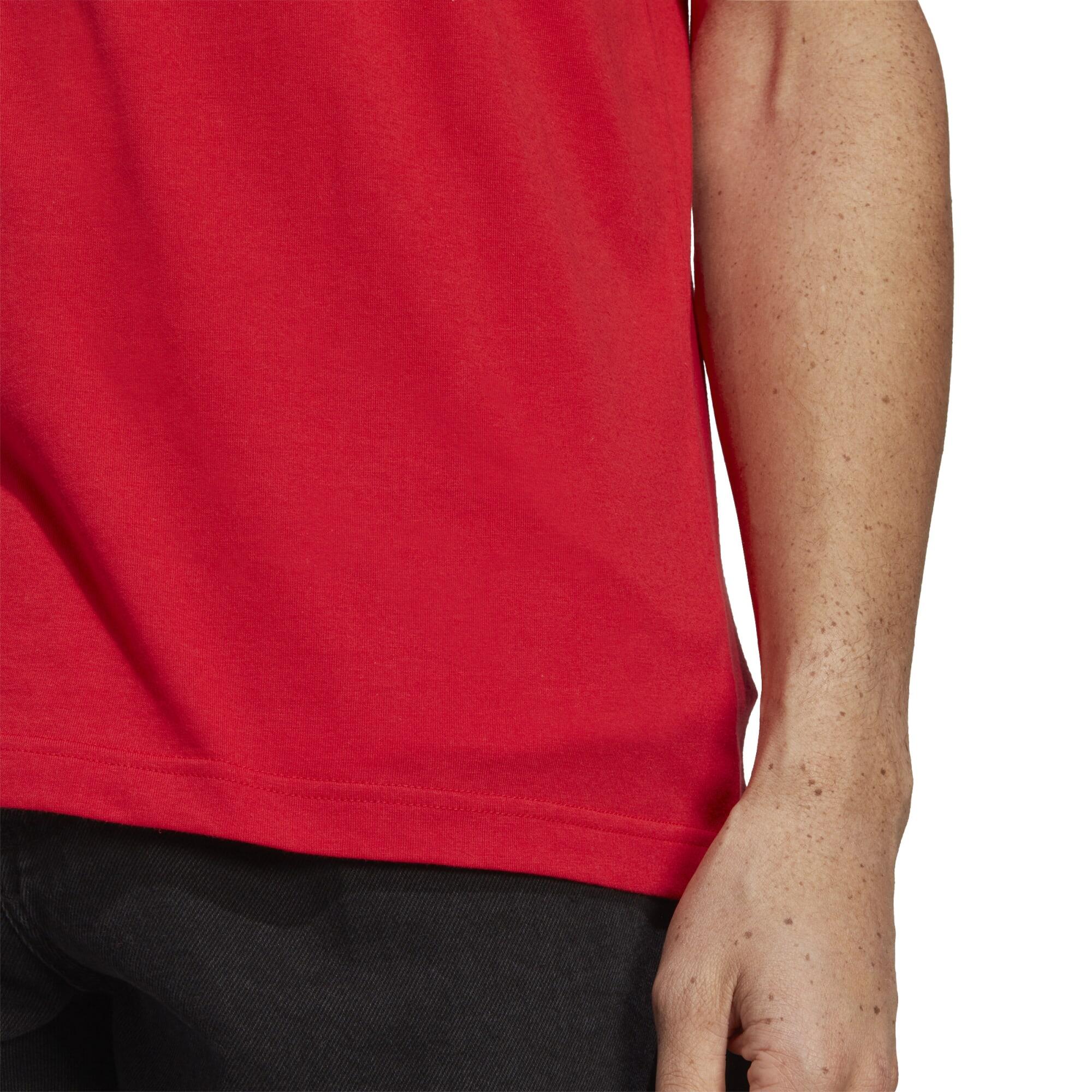 Camiseta Fitness Soft Training Adidas Hombre Rojo 5/6