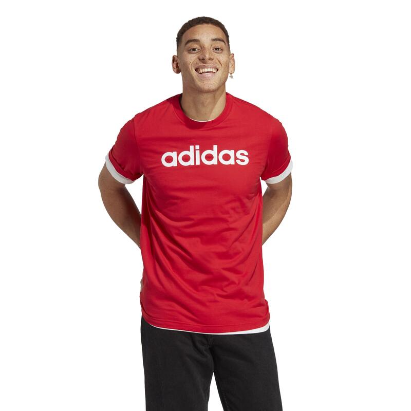 ADIDAS T-Shirt Herren - rot 