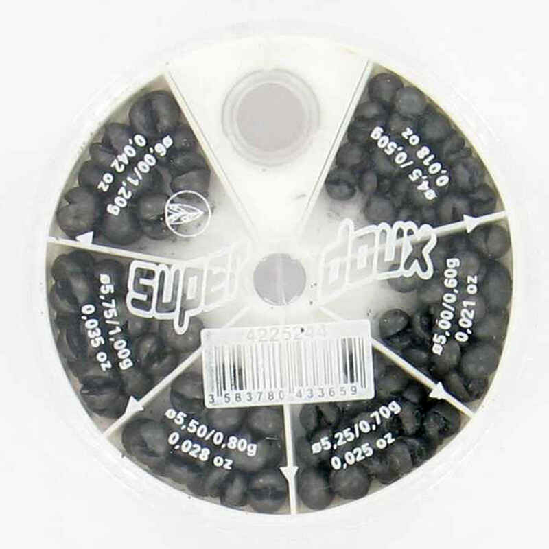 6 COMPARTMENT SPLIT SHOT ZIG ZAG FISHING SINKERS Decathlon