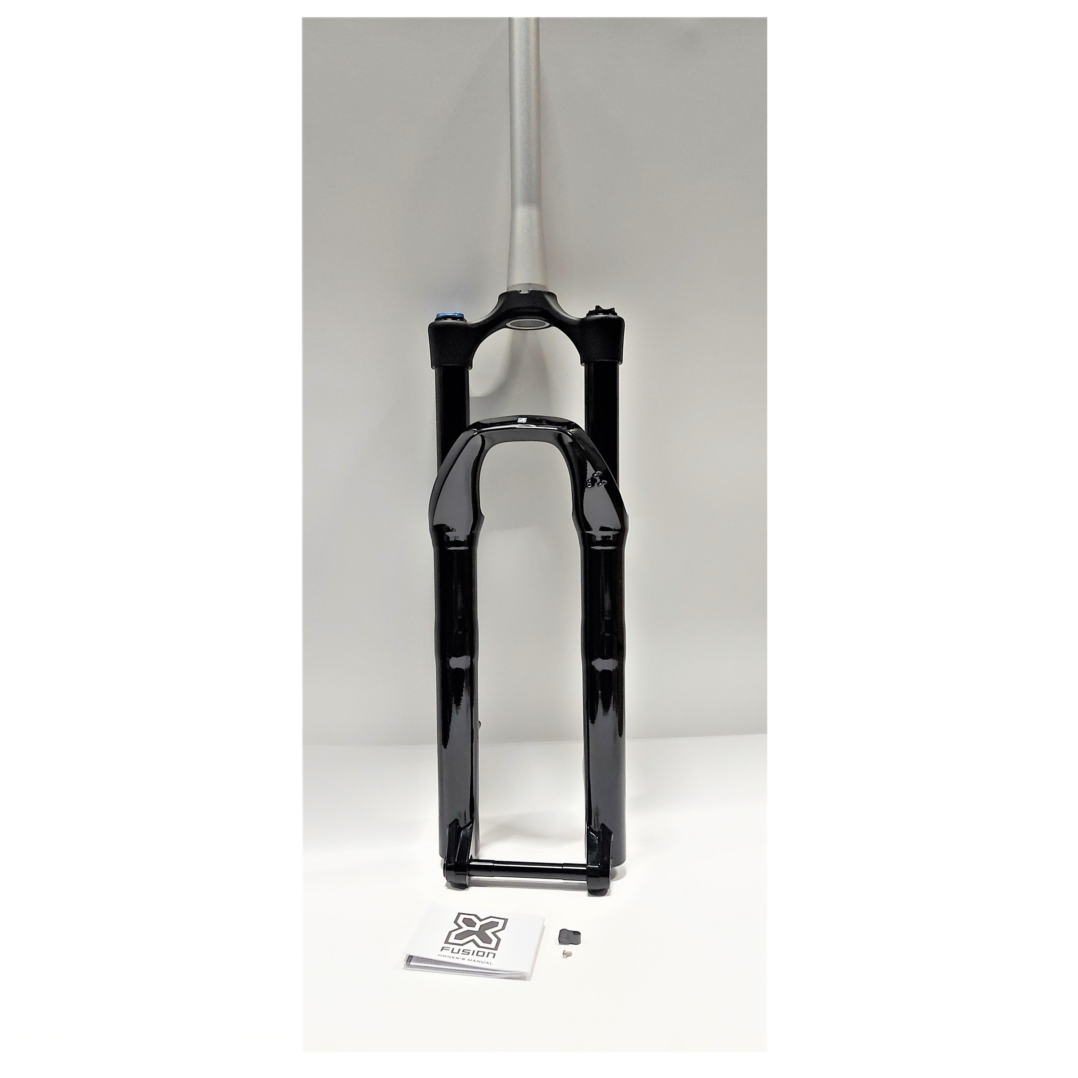 Suspensão bicicleta 27,5" 1"1/8 - 1,5" 120mm disco rc32 boost 15x110mm x-fusion